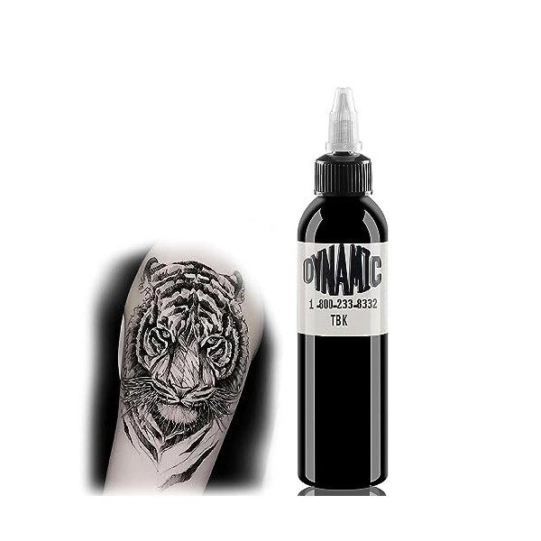 Pigment d'encre de tatouage 8OZ BLK professionnel dynamique noir, matériel  de pratique de tatouage, Gel de tatouage, Art corporel - AliExpress