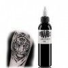 Encre tatouage noir, Encre de tatouage professionnelle pour lart corporel, 120 ml, fournitures de tatouage pour professionne