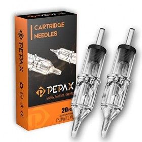 Aiguilles pour Cartouches de Tatouage - PEPAX 20 pièces 1209M1 Cartridges Tatouage