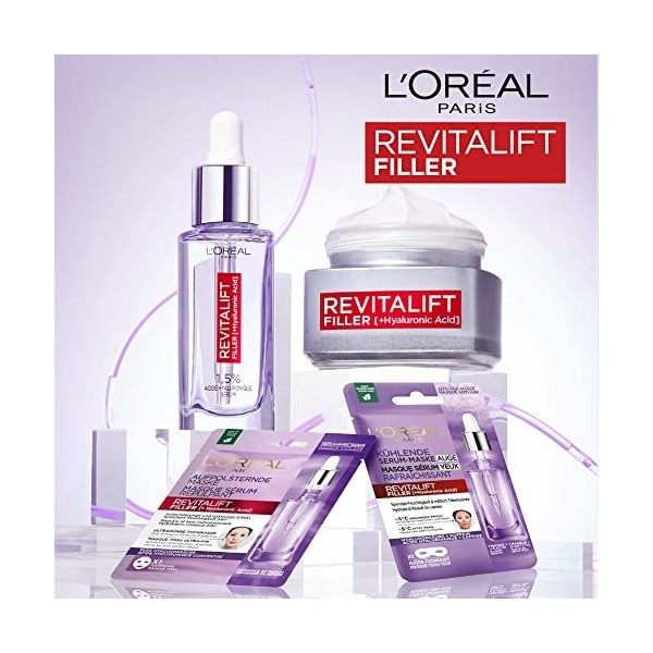 L’Oréal Paris – Trousse Cadeau Routine Repulpante – Acide Hyaluronique Pur – Hydratation, Volume & Fermeté – Sérum Anti-rides