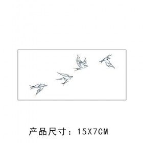 2 PCS Autocollants De Tatouage À Base De Plantes De Jus Semi-Permanent Imperméable À LEau De Longue Durée Tatouage Temporair