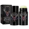 Crème de Tattoo Beurre de Tatouage, Baume De Tatouage pour Ancien Nouvel éclaircissant Hydratant Pour Tatouage, Pommade Cicat