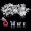 Capsules dencre de tatouage - Unihubys 300pcs gobelets dencre de tatouage mélangés Caps 9Small 13Médium 16Grandes cap Tato...