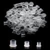 Capsules dencre de tatouage - Unihubys 300pcs gobelets dencre de tatouage mélangés Caps 9Small 13Médium 16Grandes cap