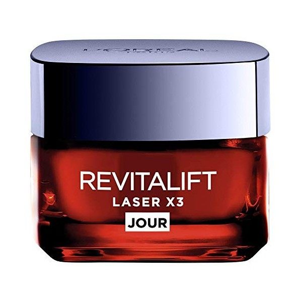 LOréal Paris - Coffret Routine Anti-Âge : Soin Yeux Revitalift Laser X3 + Soin jour Revitalift Laser X3 + Mini Crème-Masque 