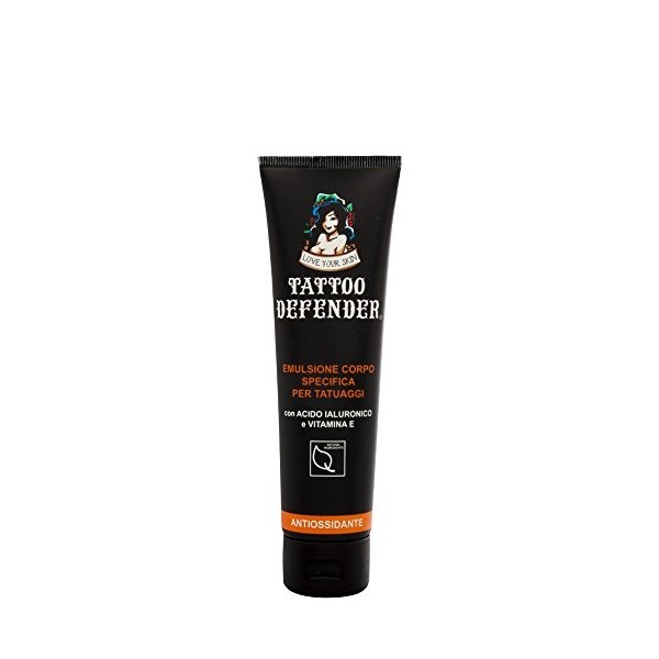 Tattoo Defender - Revitalisant DEncre 100 ml - Crème Spécifique Pour LEntretien Des Tatouages ​​- Ravive Les Couleurs Et Le