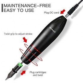 Dragonhawk Mast Pen Rotary Tattoo Machine Power Supply Sea Needles Foot Pedal Gift Box DML-7 Tatouage