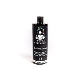 Tattoo Defender - Soothe & Clean 500ml - Nettoyant Apaisant Et Antibactérien - Garantit Une Hygiène Parfaite - Réduit Rougeur...