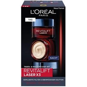 LOréal Paris Revitalift Laser X3 Kit de routine jour/nuit 50 + 50 ml Crème Jour et Nuit