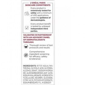 LOreal Paris Revitalift Derm Intensives Test dacide glycolique Taille 15 ml Crème Jour et Nuit