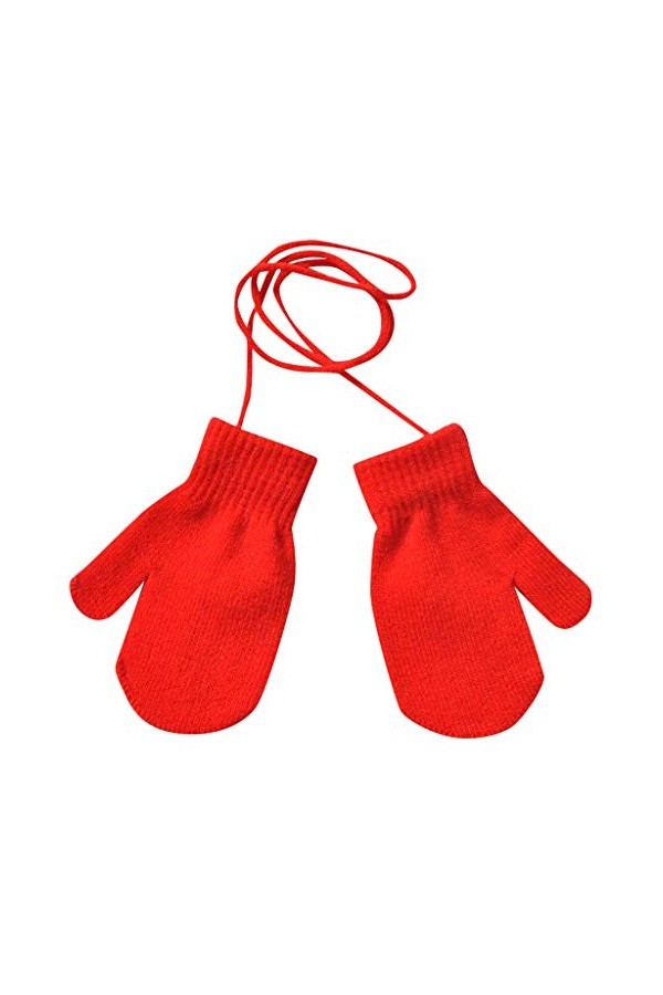 Allbestop Noel gants Cadeau De Noël,Gants Enfant 8 Ans Gants Cuir F