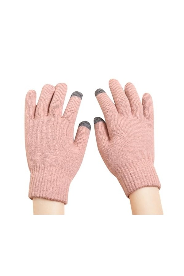 Gants Chauds Gants Thermostables,Gants Avec Lumière Led Étanche Des Gants  Chauffants Gants Femme Hiver Micro-Touch Gloves Gan