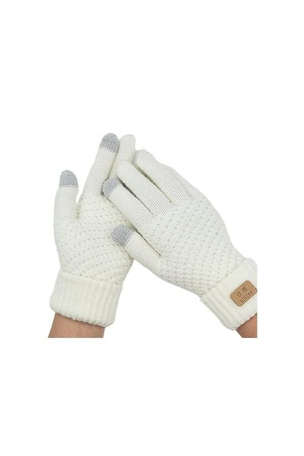 Gants Femme， Tricoté hiver écran tactile gants travail for lhiver c