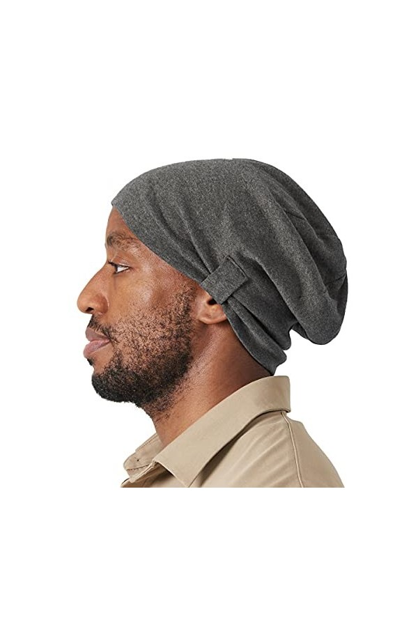 CHARM Dames Homme 100% Coton Biologique Slouch Bonnet Chapeau Mode