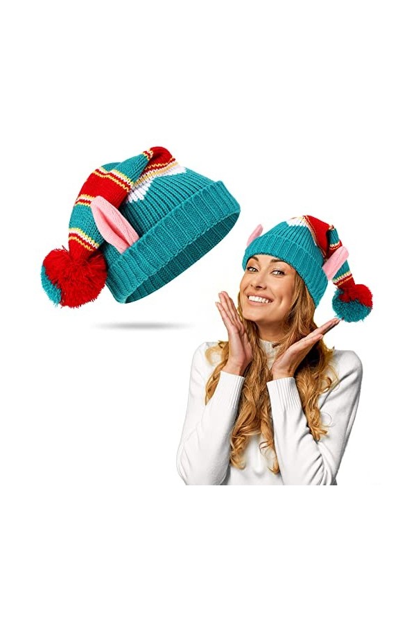 https://jesenslebonheur.fr/fashion/41623-large_default/satinior-chapeaux-de-noel-bonnet-tricote-chaud-drole-chapeaux-de-pere-noel-elegant-bonnet-delfe-a-pompon-hiver-pour-fete-nou-amz.jpg