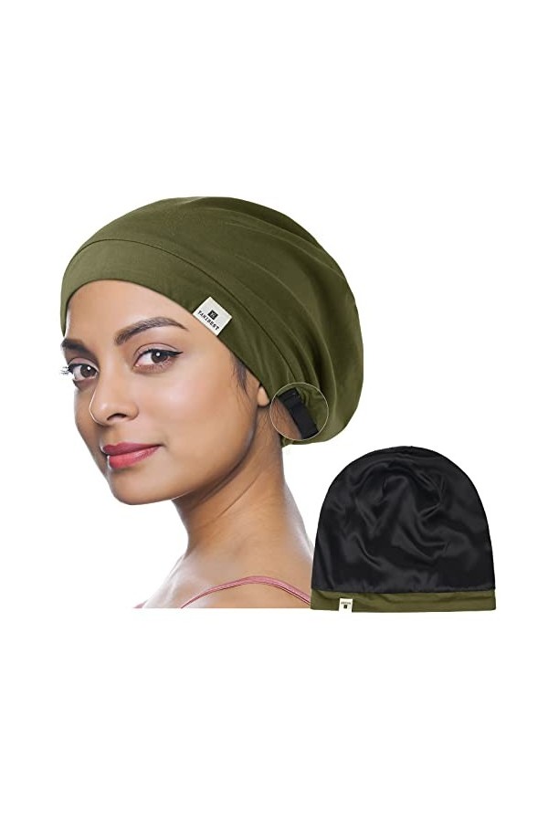 1 Pièce Bonnet Pour Femme Avec Une Large Circonférence De Tête
