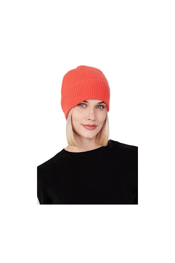 Style & Republic Bonnet de sport, bonnet en 100% cachemire, taille
