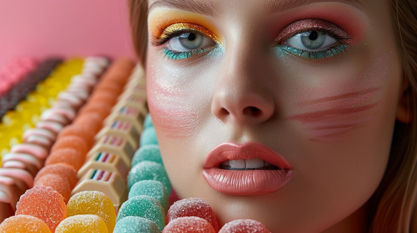 Tendance réseaux sociaux : se maquiller avec des bonbons