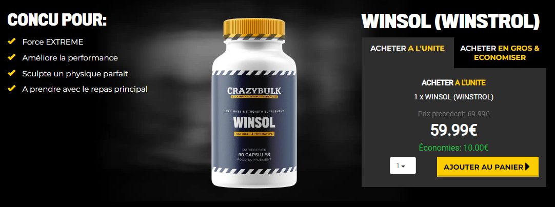 Winsol ( WIN-MAX ) : l'innovation dans les SARMs pour la musculation