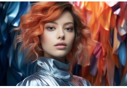 La couleur maquillage tendance de 2024 : le bleu et le Peach Fuzz dominent