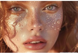 Dewy Gold : la nouvelle tendance maquillage 2024