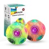 Vdealen Boule Magique Arc-en-Ciel，Pack de 2 Vert & Rose 