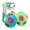 Vdealen Boule Magique Arc-en-Ciel，Pack de 2 Vert & Rose 