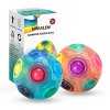 Vdealen Boule Magique Arc-en-Ciel，Pack de 2 Vert & Rose 