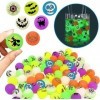 Balles rebondissantes dHalloween, favoris de fête dHalloween pour les enfants qui brillent dans le noir, jouets dHalloween