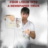 MilesMagic apparaissant et disparaissant dun Liquide du Journal Gimmick Prop Magic Trick