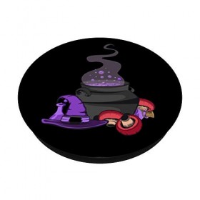 Magie du Massachusetts Fille Magicien PopSockets PopGrip - Support et Grip pour Smartphone/Tablette avec un Top Interchangeab