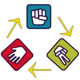 Pierre, Papier ou Ciseaux - Trucs de Magie Professionnel Boîte mystérieuse avec vidéo explicative articles pour enfants Jeux 