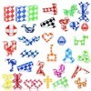 FENGQ Mini Serpent Magique 32PCS, Cube de Serpent Magique, Jouets de Puzzle de Serpent pour garçons/Filles pour Les remplisse