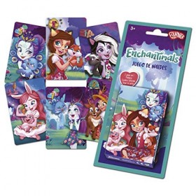 Fournier - Enchantimals 1040726 - Jeu de Cartes pour Enfant, Multicolore
