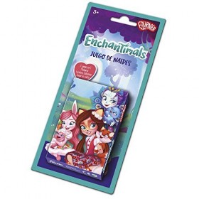 Fournier - Enchantimals 1040726 - Jeu de Cartes pour Enfant, Multicolore