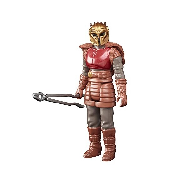 Star Wars Hasbro Retro Collection The Armorer Toy 9.5-cm-Scale The Mandalorian Collectible Action Figure, Toys for Kids Ages 