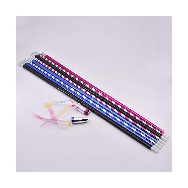 SUMAG Lot de 5 cannes en plastique pour entraînement de nouveaux magiciens ou enfants, 90 cm de long, 90 cm de long, 90 cm de