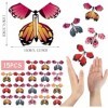 Hyxodjy 15 Pièces Papillon Volant Magique,Jouet Papillon Magique Jouets élastique Papillon Jouets Papillons Magiques Surprise