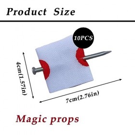 WTUGJEP Lot de 12 jouets magiques pour ongles - Accessoire de blague - Accessoire de magicien - Jouet amusant - Pour fête de 