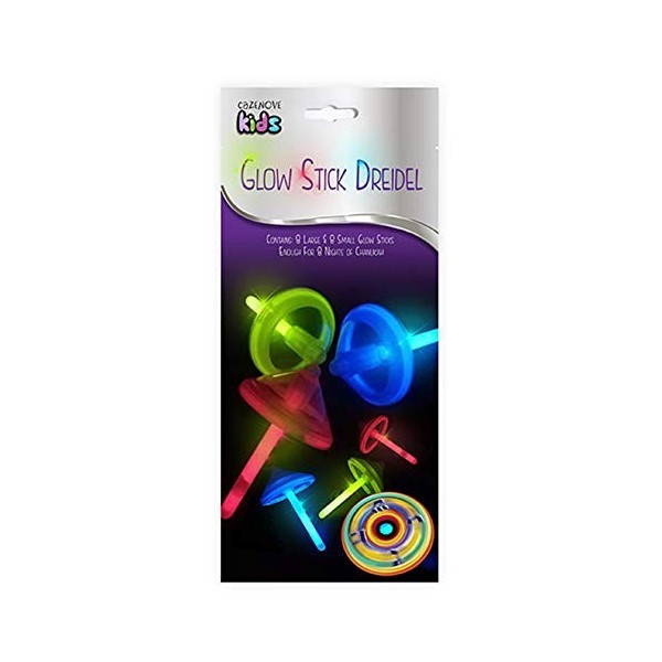 Cazenove Hanukkah Glow Stick Dreidels pour Chanouka