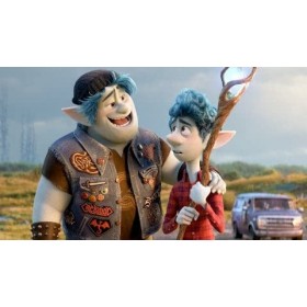 Carte en hostie pour décoration de gâteau des films animés Disney Onward – en plus de la magie 