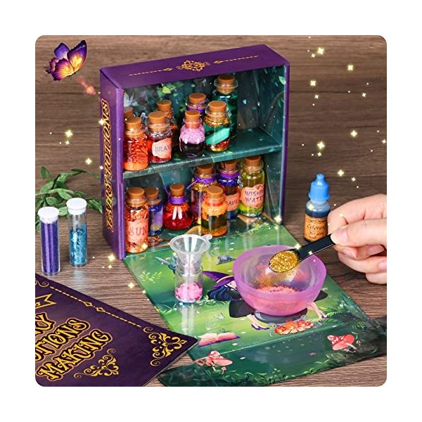 Mostof Rétro Kits de potions de fées pour enfants, Mélangez 20 poti