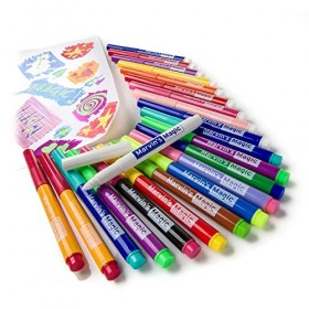 La Magie de Marvin - 25 stylos magiques incroyables - Excellent cadeau - Ensemble magique pour enfants + stylos pour arts et 