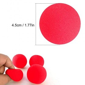 HEEPDD 10 pièces Boules déponge Rouges, Boules déponge Magiques Boules de Mousse Magiques Boules déponge Douces légères po