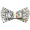 Big Screen Stacks,Prop Money,Faux dollars américains réalistes – 10 000 $ entièrement imprimés édition 2013 – Sangle de rec