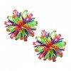 Amasawa 2 Pièces Balle Extensible,Boule Magique Rétractable et Changeable pour Garçons et Filles,Ballon Coloré Rétractable