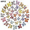 40 PCS Papillons Volants Magiques,20 Styles Couleurs Jouets Papillons Magiques avec Bande Élastique, Papillons Volants Surpri