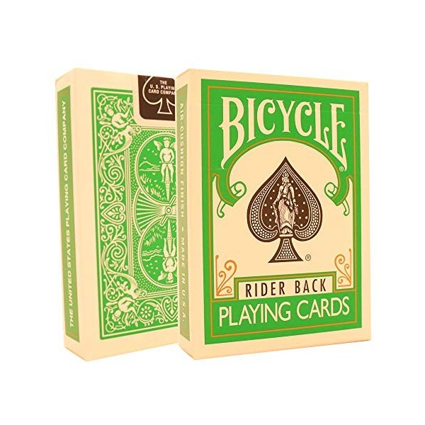 Bicycle Brand Invisible Deck – Famous Magic Trick – Comprend un sac de cartes Cascade Rouge 