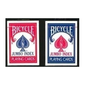 U.S. Playing Cards Co 6 Bicycle Jumbo Index 3B/3R 