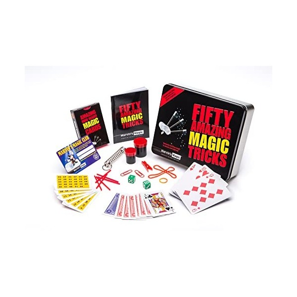 Marvins Magic - Fifty Greatest Magic Tricks Cinquante Tour de Magie, livret en anglais 